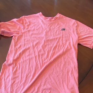 New Balance T-Shirt Red/Salmon Small
